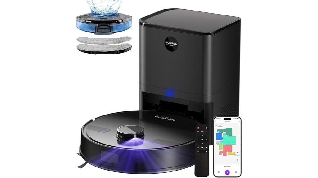 smart vacuum with mopping