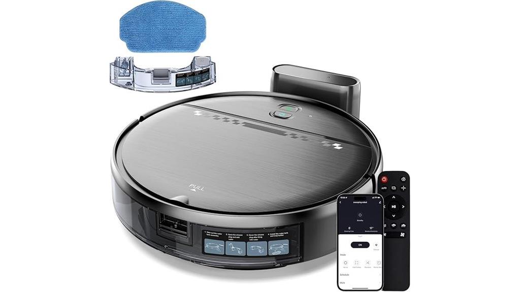 smart wifi mop vacuum