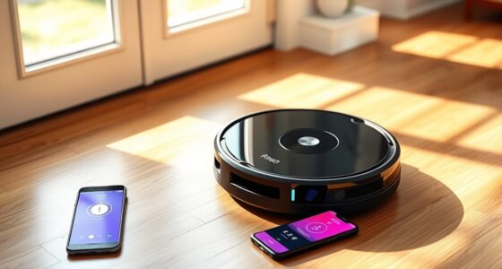 smartphone controlled robot vacuums