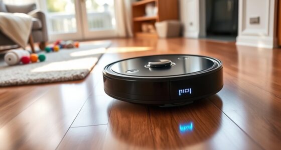 top camera navigated robot vacuums