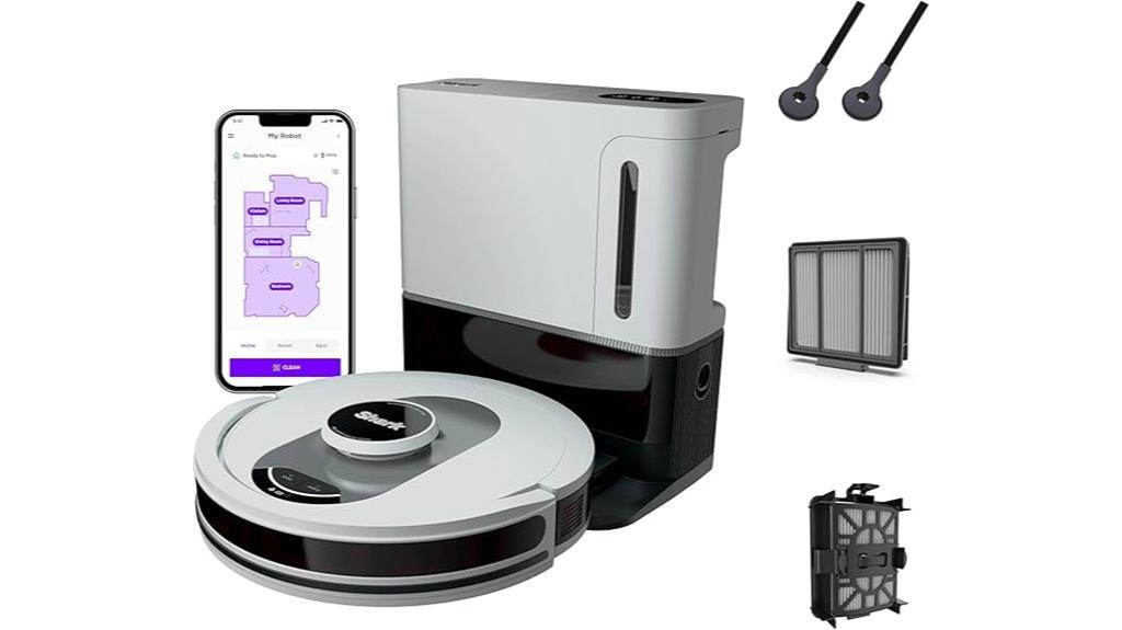 voice controlled self emptying vacuum