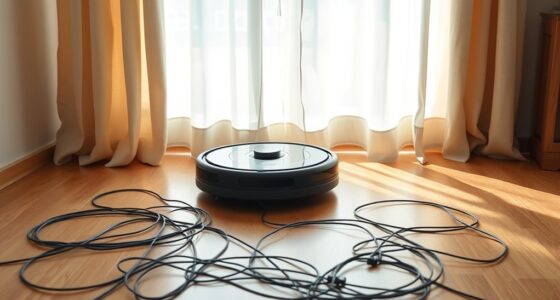 ai prevents cord entanglement