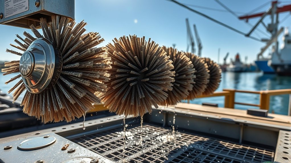 automated marine dock cleaning