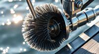 automatic dock brush cleaning