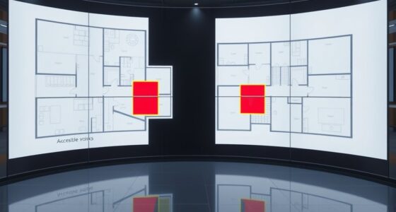 designating restricted areas visually