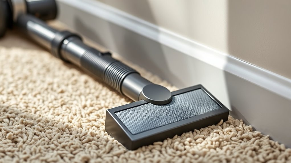 edge cleaning for thorough dust removal