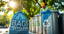 recycle empty dock bags