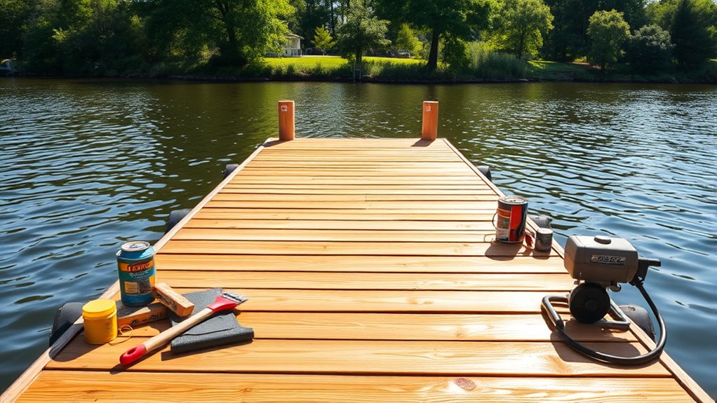 regular dock maintenance prevents damage