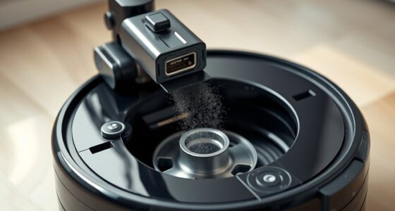 robot vacuum dustbin emptying