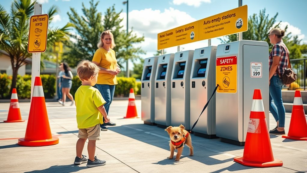 safety precautions for stations