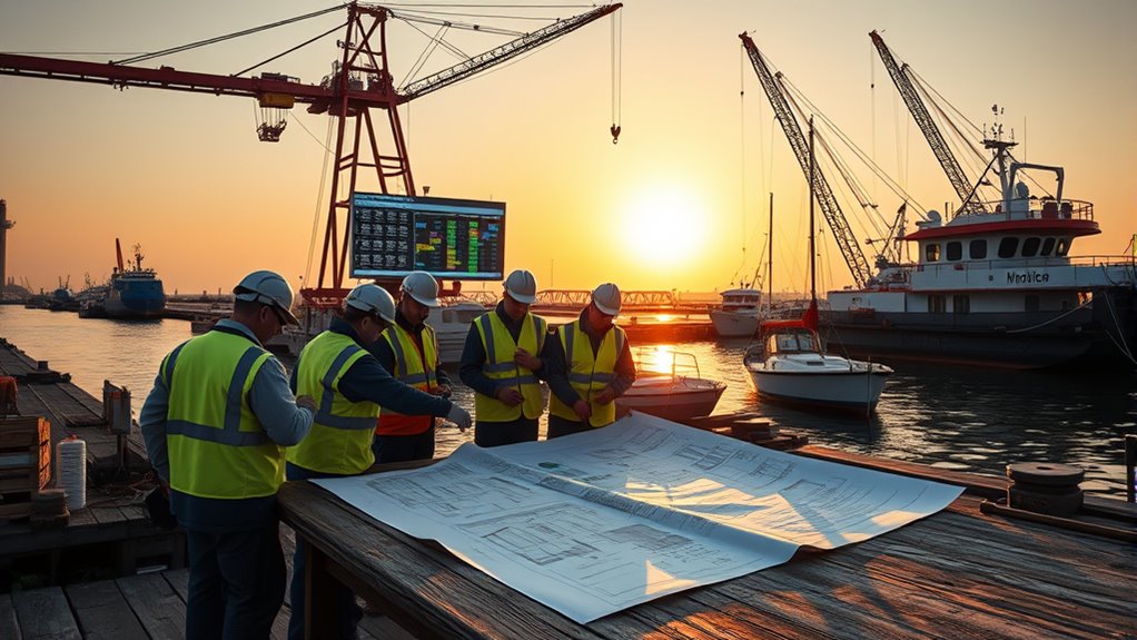 scheduling dock maintenance efficiently