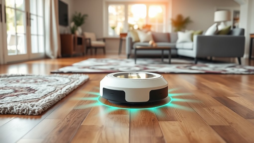 smart floor type detection