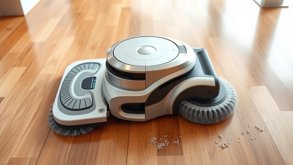 smart sensor powered cleaning transition