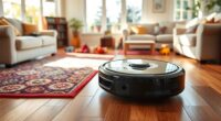 teaching robot vacuum rooms