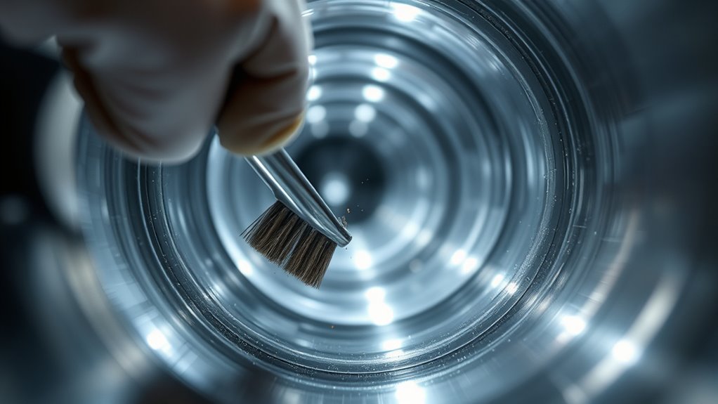 vacuum path and tubes cleaning