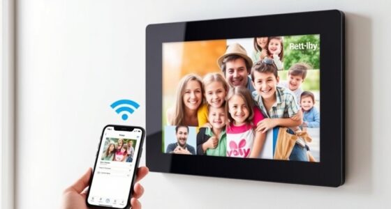 email enabled digital photo frames