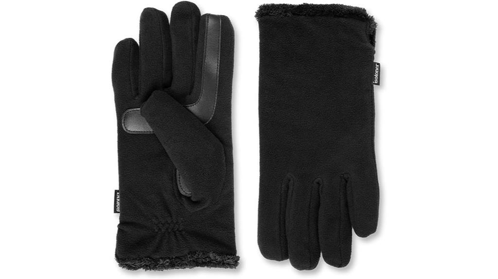 fleece gloves with touch
