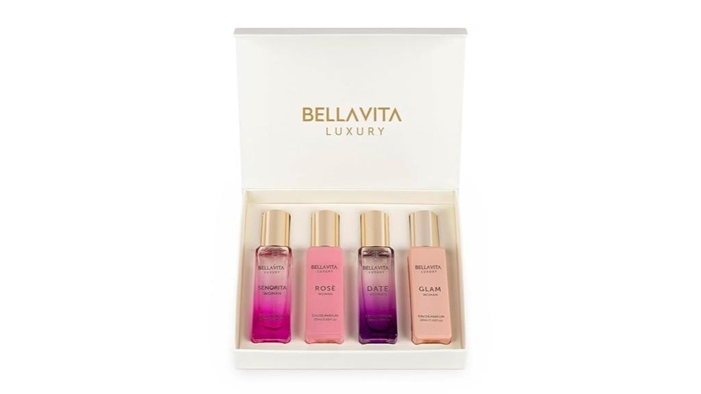 four perfume gift set