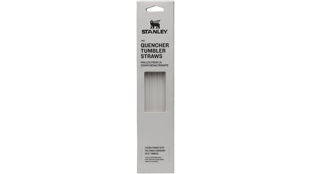 stanley tumbler reusable straws