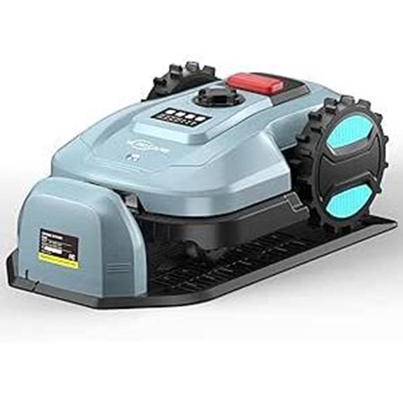 Smart Robotic Lawn Mower with App Control and Sensors
