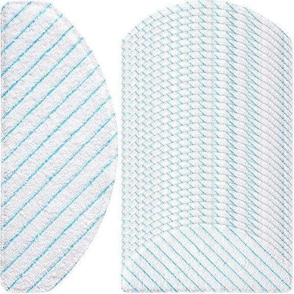 Chengu 100 Packs Disposable Mop Pads for Robot Vacuums