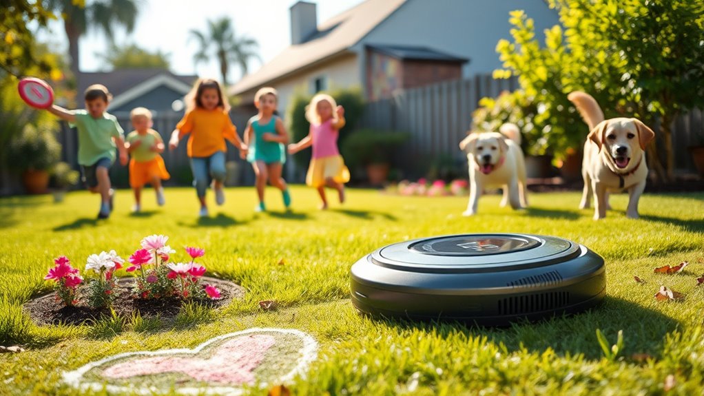 family safe lawn mowing