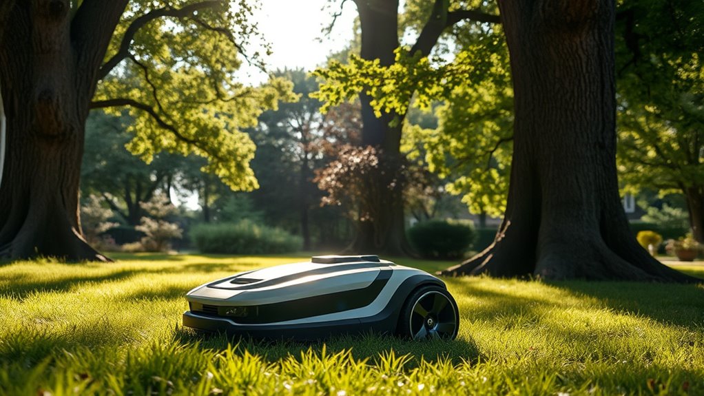 obstacle detection and boundary setup