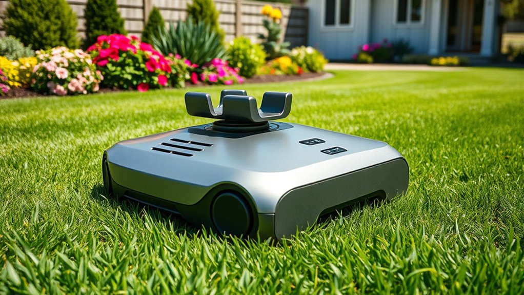 replaceable blade mower features