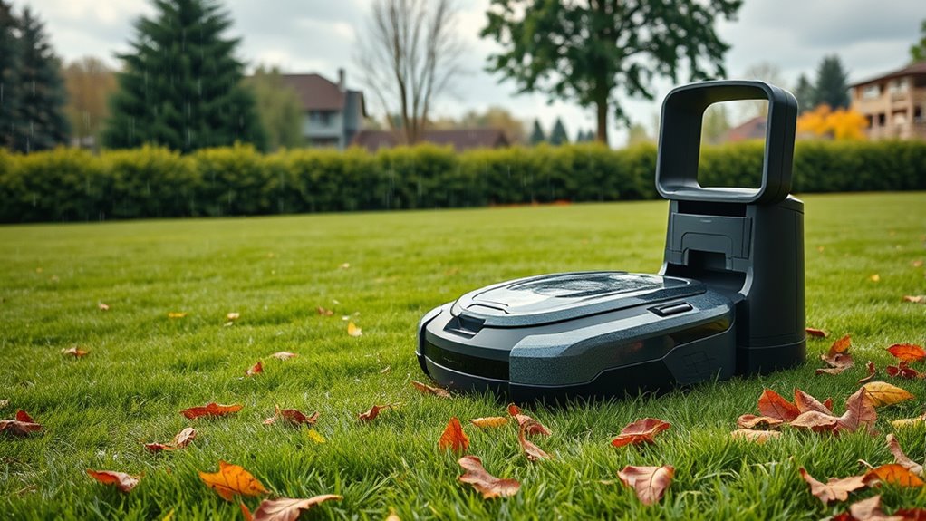 robust weatherproof lawn mower