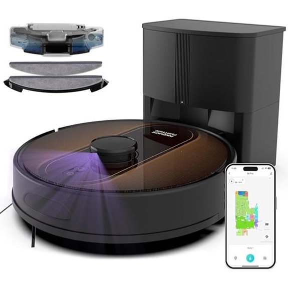 Robot Vacuum & Mop Combo with Self-Emptying