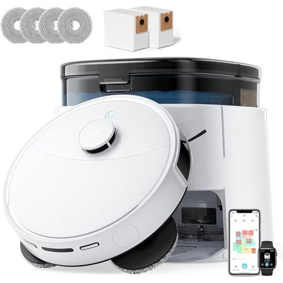 Lefant Robot Vacuum & Mop with Self-Emptying Wi-Fi