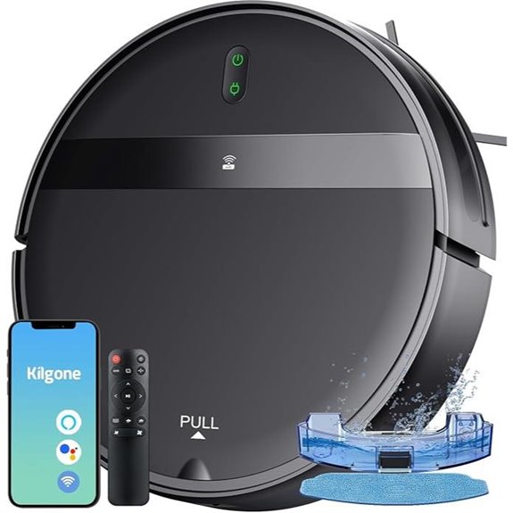 Smart Robot Vacuum & Mop Combo with App & Alexa