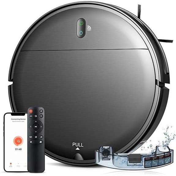 Robot Vacuum and Mop Combo with App and Voice Control