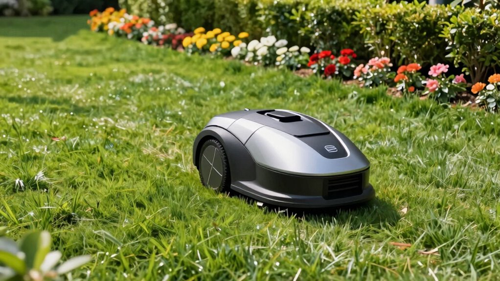 top edge trimming robotic mowers