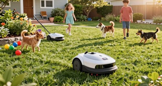 top robotic mowers for families