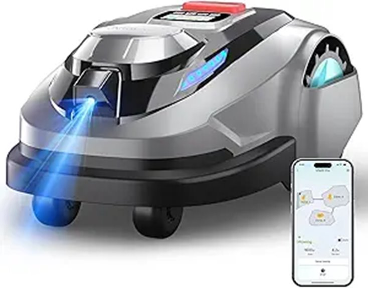 N1600 PRO Wireless Robot Lawn Mower with App