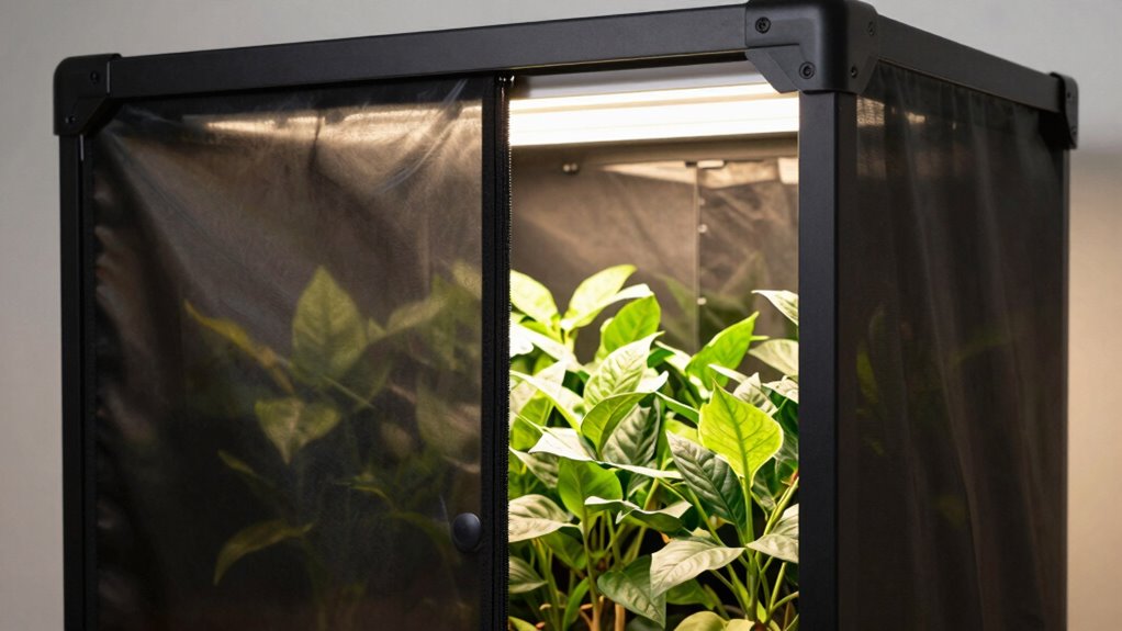 accessible lightproof ventilated grow tent