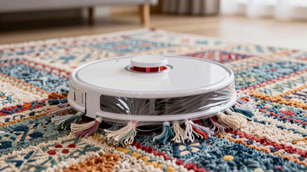 adjust vacuum and inspect fringe