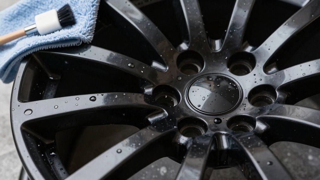 apply sealant for cleaner wheels