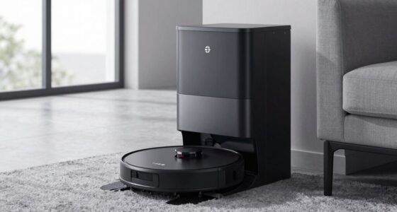 auto emptying noise reduction