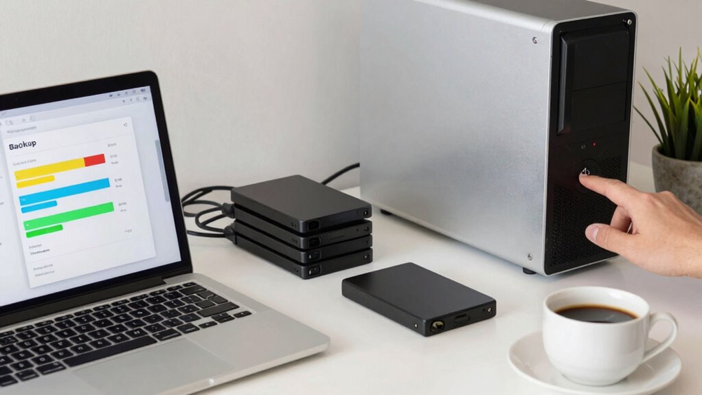 backup organize encrypt files