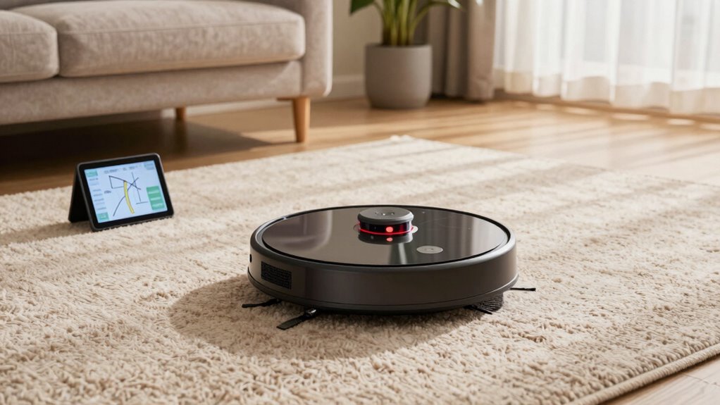 carpet sensing and adaptability