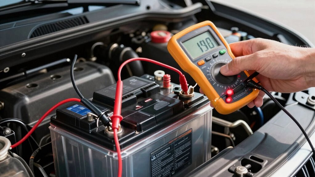 check battery voltage regularly