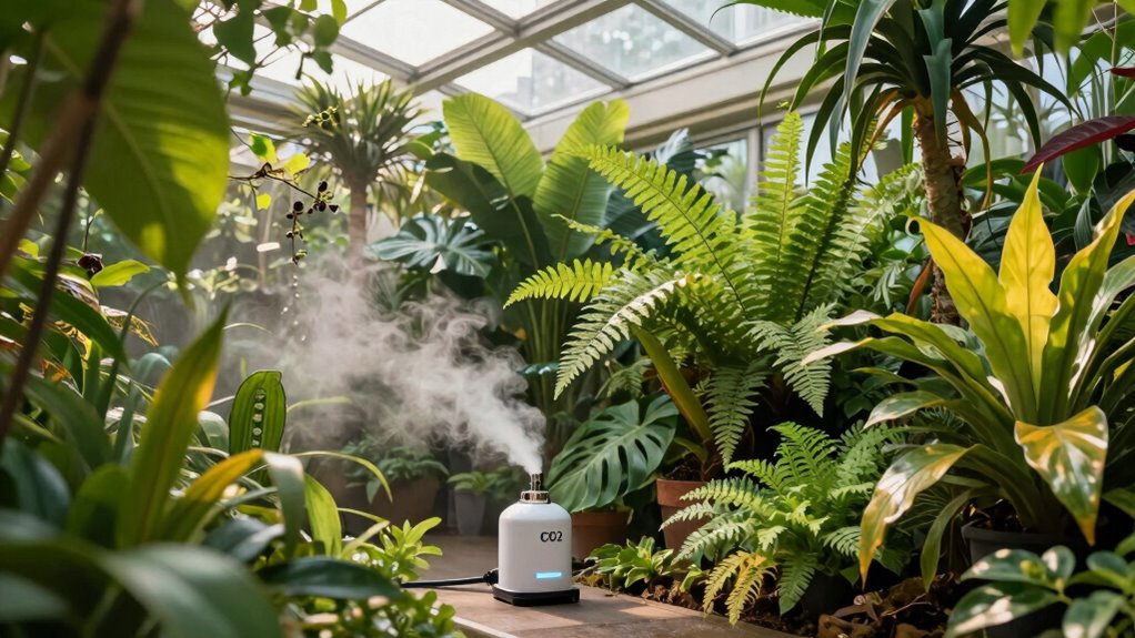 co2 boosts indoor plant growth
