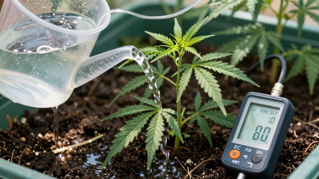 consistent water and nutrients