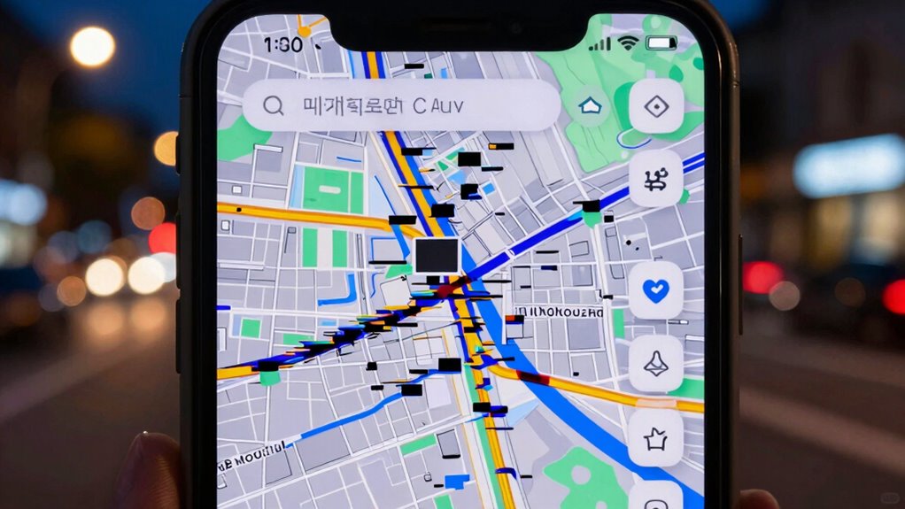 contact support for map issues