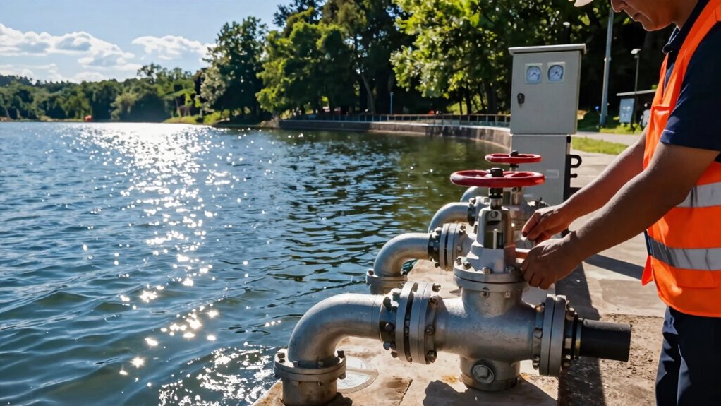 control water flow temperatures