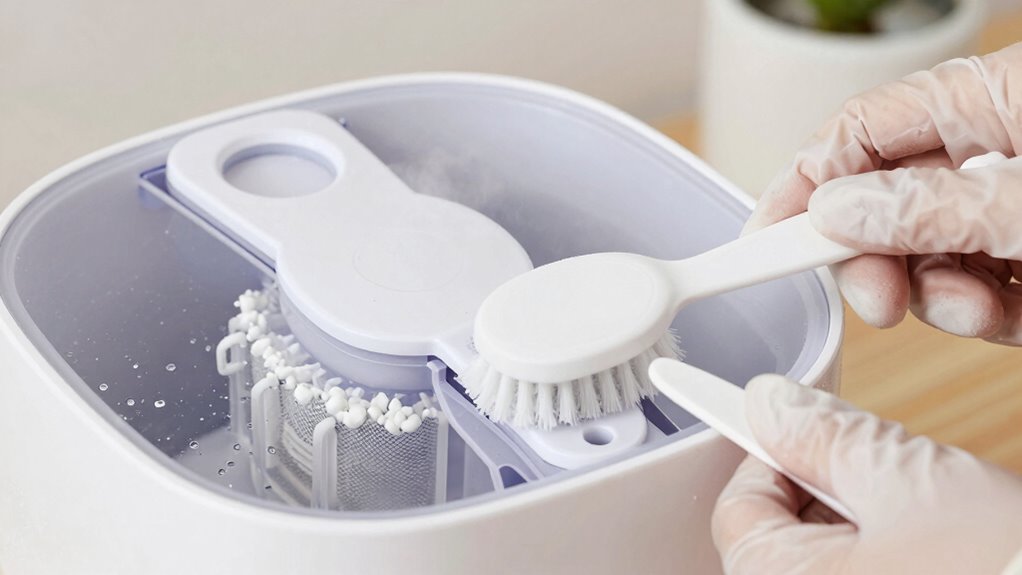deep cleaning prevents white dust