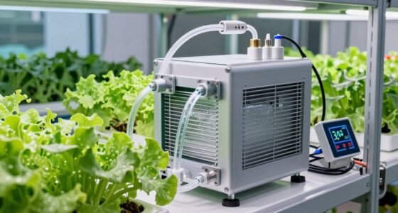 efficient hydroponic water cooling