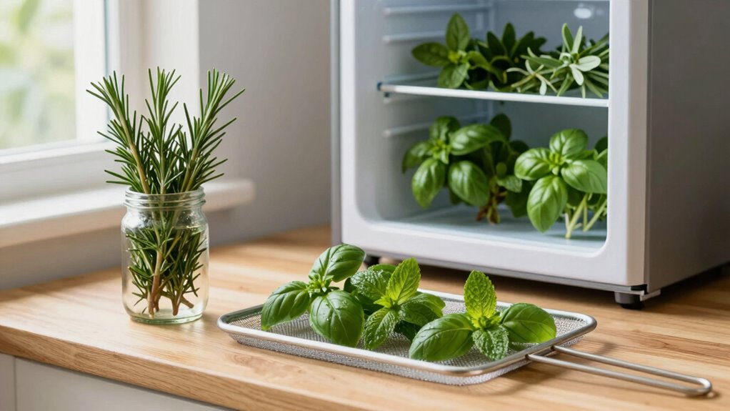 freeze dry store herbs